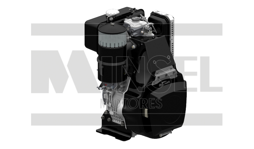 Κινητήρας ΑΓΡΟΤΙΚΟΥ τύπου MINSEL M540/RUGERINI RD900 , RF120,ACME, χειροκίνητος.